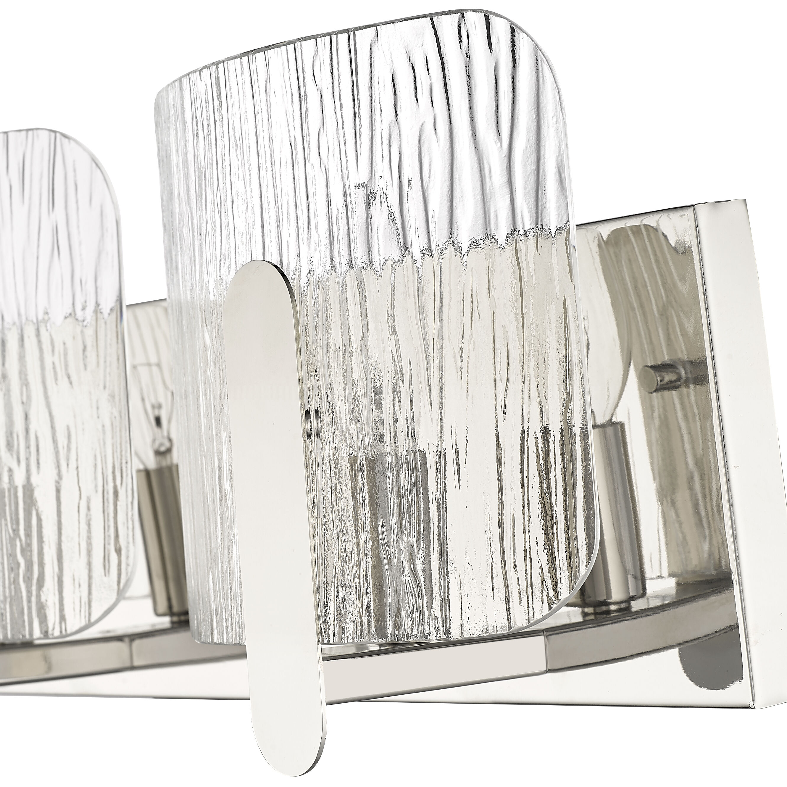 Rimini 3 Light 24 inch Polished Nickel Bathroom Vanity Light Wall Light